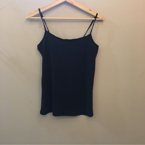 Black tank top